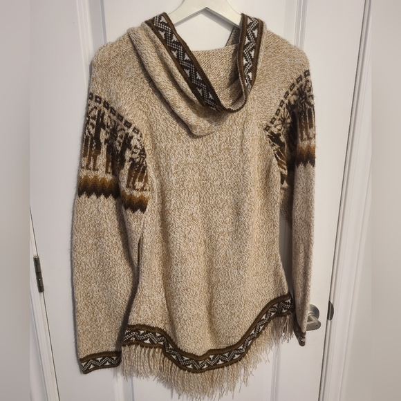 Hooded Alpaca Wool Sweater - Made in Peru 🇵🇪 - Picture 3 of 6